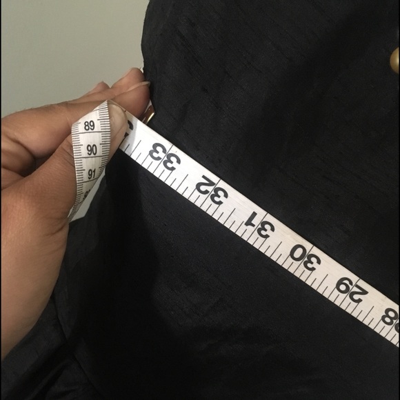 1950s Backless evening dress little black dress S - Picture 7 of 8